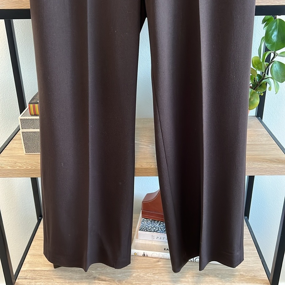Brooks Brothers 346 Mid-Rise Brown Woven Twill Career Dress Pant Trouser, 6 - Picture 3 of 8